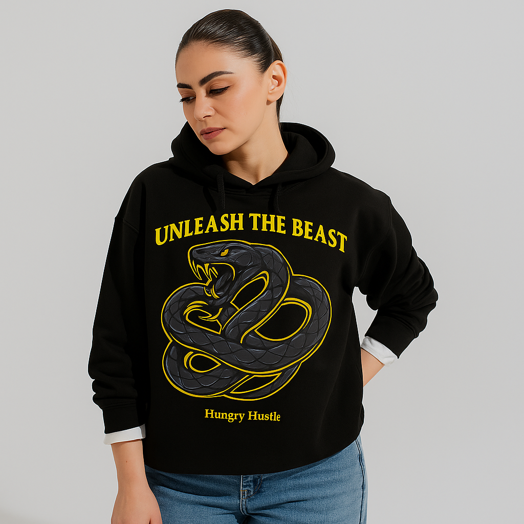 Snake Skin Beast hoodie Hustla
