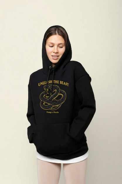 Snake Skin Beast hoodie Hustla