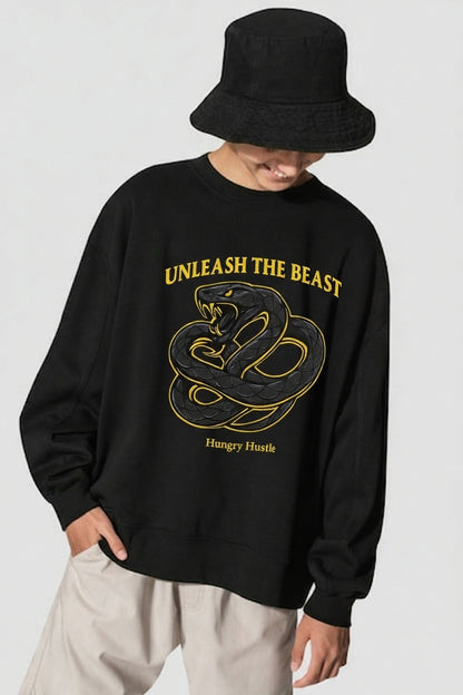 Snake Skin Beast hoodie Hustla